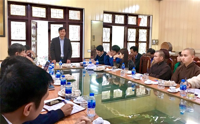 Ban tổ chức hội xuân Yên Tử giao ban công tác