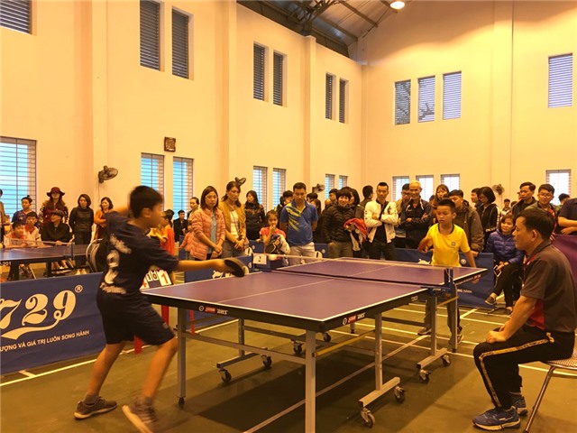Giải bóng bàn thiếu niên - nhi đồng thành phố Uông Bí năm 2019