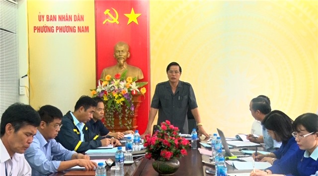 Thành phố làm việc với UBND phường Phương Nam