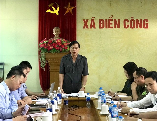 UBND thành phố làm việc với xã Điền Công