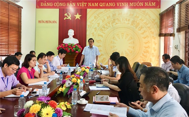 UBND thành phố làm việc với phường Phương Đông