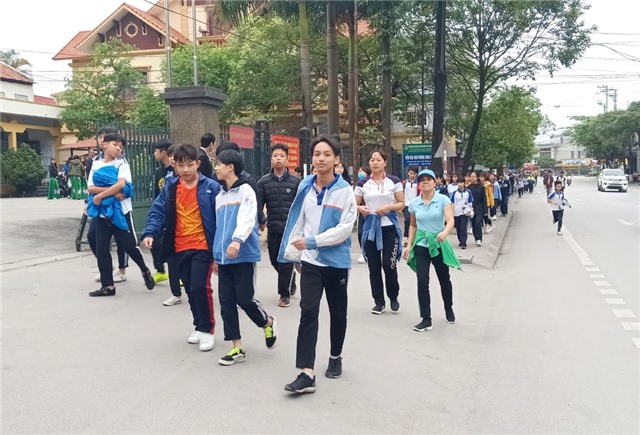 Phường Trưng Vương tổ chức ngày chạy Olympic Vì sức khỏe toàn dân