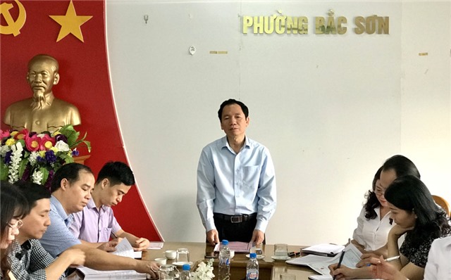 UBND thành phố làm việc với phường Bắc Sơn