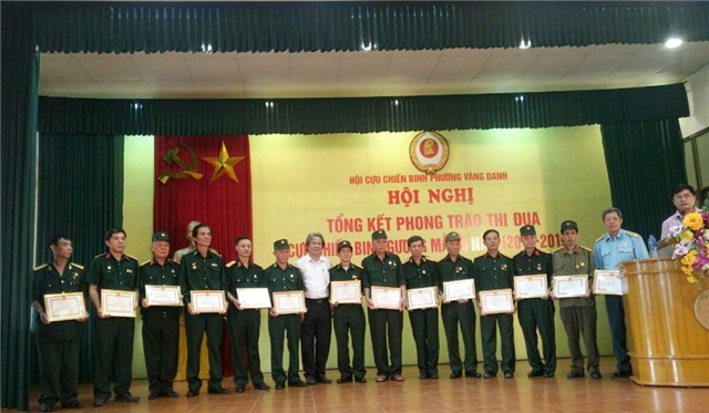 Hội CCB phường Vàng Danh tổng kết phong trào thi đua CCB  gương mẫu 