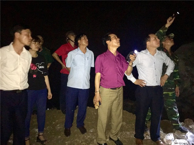 Bí thư Thành ủy Uông Bí: Khẩn trương tìm kiếm, cứu nạn bằng được công nhân mất tích 