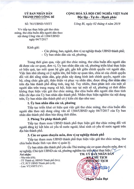 TP Uông Bí: Tăng cường gắn kết giữa người dân và chính quyền