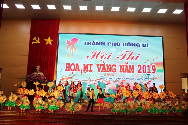 Sôi nổi Hội thi Họa mi vàng TP Uông Bí năm 2019