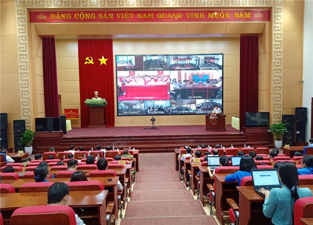 Hội nghị trực tuyến quán triệt Chỉ thị số 29/CT-TU của BTV Tỉnh ủy