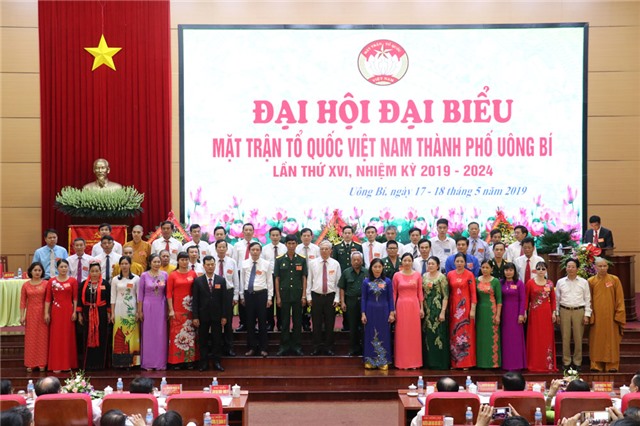 Đại hội MTTQ thành phố Uông Bí lần thứ XVI, nhiệm kỳ 2019-2024 thành công tốt đẹp
