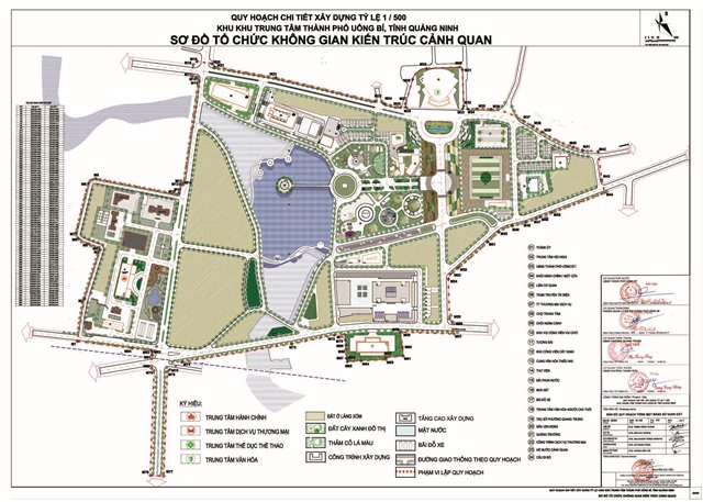 Quyết định Về việc phê duyệt Quy hoạch chi tiết xây dựng tỷ lệ 1/500 khu Trung tâm thành phố Uông Bí tại phường Thanh Sơn và phường Quang Trung, TP Uông Bí 