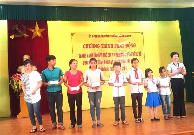 Phường Vàng Danh: phát động Tháng hành động Vì trẻ em