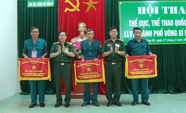 Hội thao Thể dục thể thao Quốc phòng lực lượng vũ trang TP Uông Bí năm 2019 