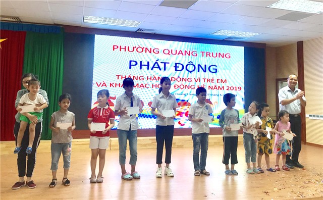 Phường Quang Trung: Phát động Tháng hành động Vì trẻ em