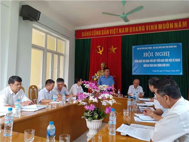 Hội CCB - Ban ATGT tỉnh: triển khai kế hoạch năm ATGT 2019 tại TP Uông Bí