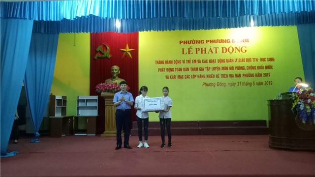 Phường Phương Đông phát động tháng hành động vì trẻ em 