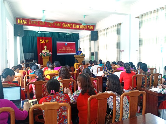 Sơ kết giữa nhiệm kỳ thực hiện Nghị quyết Đại hội phụ nữ các cấp 