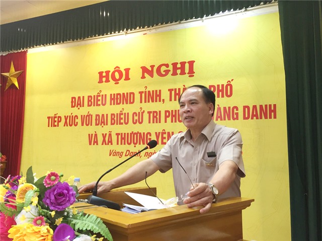 Đại biểu HĐND tỉnh, thành phố tiếp xúc cử tri chuẩn bị kỳ họp giữa năm