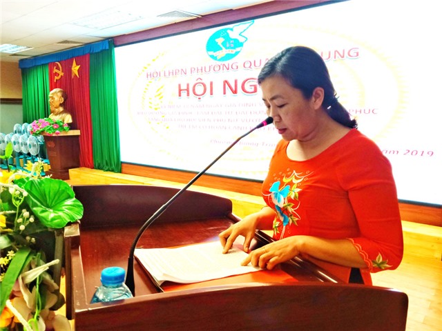 Hội LHPN phường Quang Trung gặp mặt kỷ niệm ngày gia đình Việt Nam