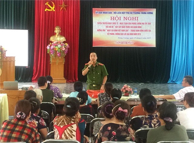 Phường Trưng Vương: Hưởng ứng Ngày Quốc tế - Ngày toàn dân phòng chống ma túy 26-6