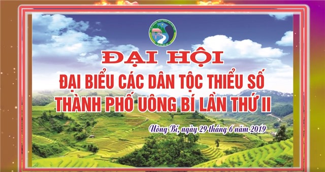 Chào mừng Đại hội Dân tộc thiểu số thành phố Uông Bí lần thứ 2 năm 2019