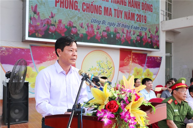 TP Uông Bí: ra quân Tháng hành động phòng chống ma túy 2019