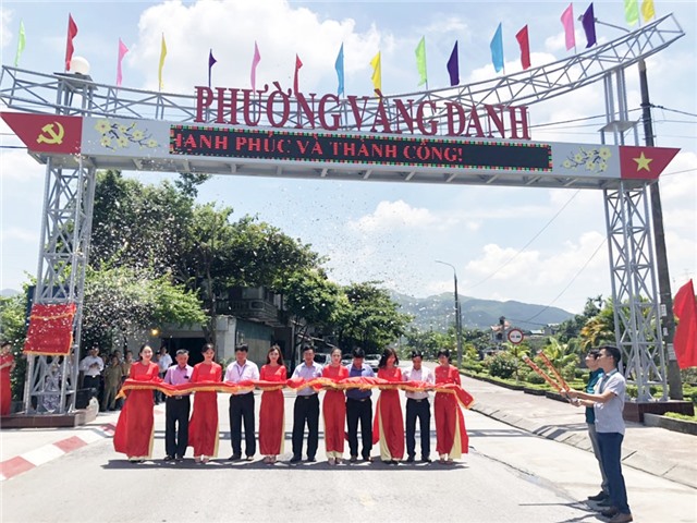 Khánh thành cổng chào phường Vàng Danh