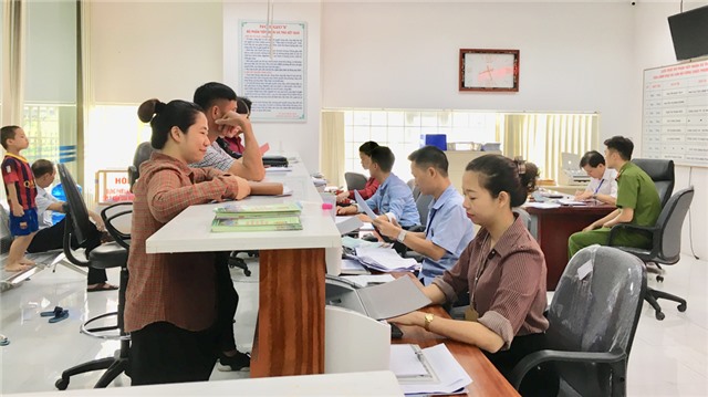 Phường Quang Trung: phát huy hiệu quả hoạt động của Bộ phận Tiếp nhận và trả kết quả TTHC