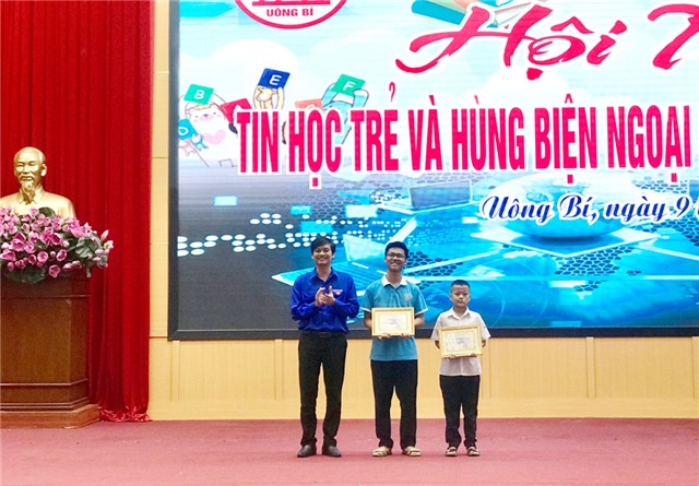 Hội thi Tin học trẻ và hùng biện ngoại ngữ TP Uông Bí năm 2019