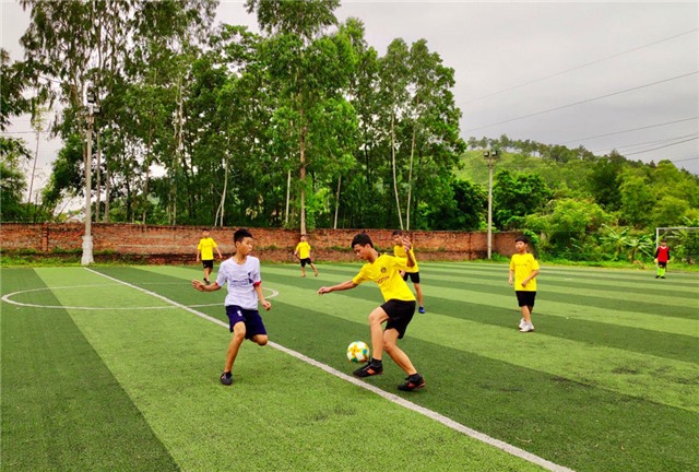 Khai mạc Giải bóng đá cúp thanh thiếu niên phường Nam Khê