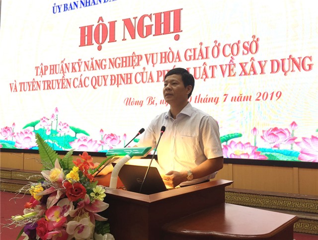 Tập huấn kỹ năng, nghiệp vụ hòa giải ở cơ sở