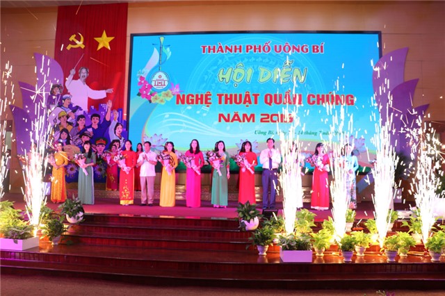 Khai mạc Hội diễn nghệ thuật quần chúng thành phố Uông Bí năm 2019