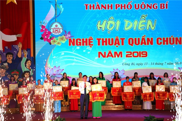 Phường Trưng Vương giành giải xuất sắc Hội diễn nghệ thuật quần chúng TP Uông Bí năm 2019