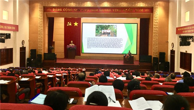 Tập huấn thực hiện Cuộc vận động “Toàn dân đoàn kết xây dựng nông thôn mới, đô thị văn minh”