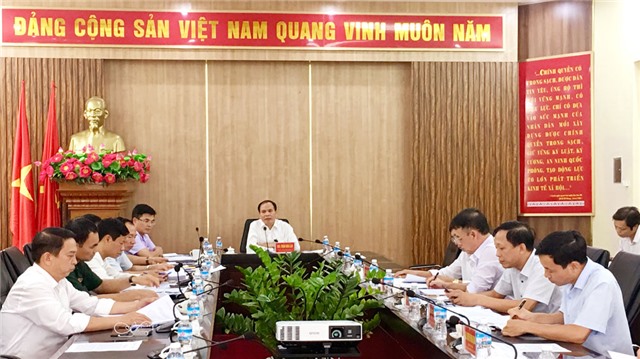 Họp Ban Thường vụ Thành uỷ Uông Bí tháng 7
