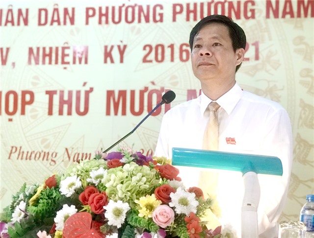 Kỳ họp thứ 11, HĐND phường Phương Nam khoá XV