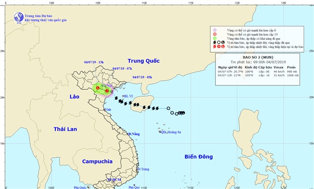 Cảnh báo lũ quét, sạt lở đất do hoàn lưu bão số 2