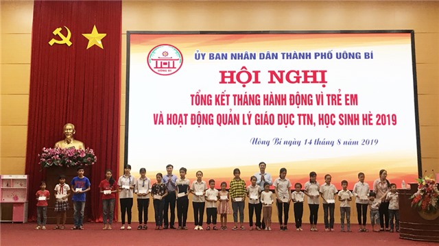 TP Uông Bí: Tổng kết Tháng hành động vì trẻ em và hoạt động quản lý, giáo dục thanh thiếu nhi, học sinh hè năm 2019