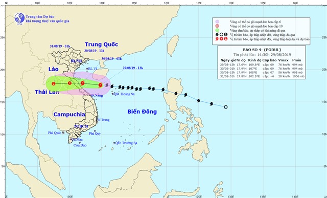 Tin bão khẩn cấp (Cơn bão số 4)