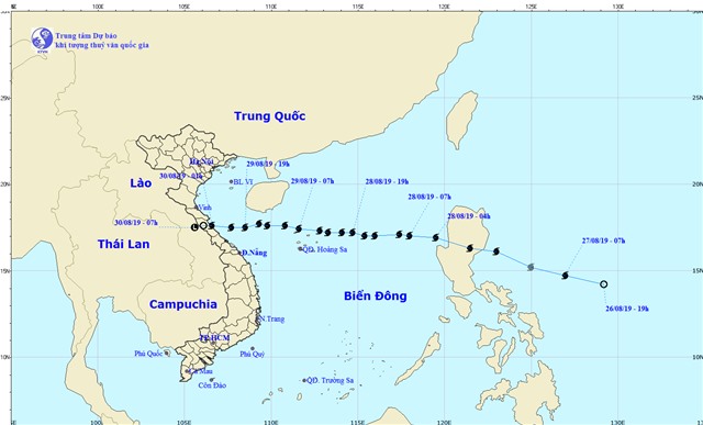 Tin cuối cùng về cơn bão số 4