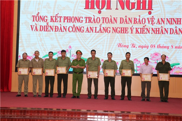 Thành phố Uông Bí: Tổng kết phong trào toàn dân bảo vệ ANTQ 