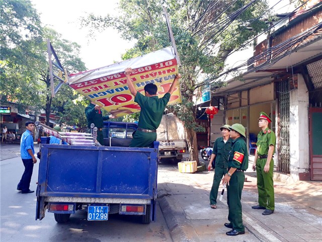 TP Uông Bí: Ra quân đảm bảo trật tự đô thị, vệ sinh môi trường