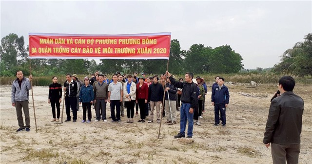 Phường Phương Đông: Ra quân trồng 2000 cây phi lao