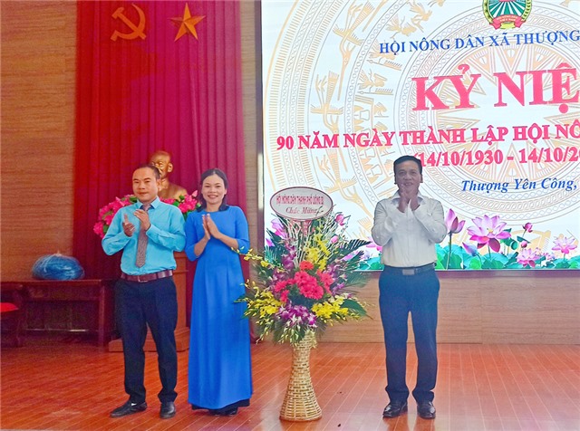 Xã Thượng Yên Công gặp mặt kỷ niệm 90 năm thành lập Hội Nông dân Việt Nam 