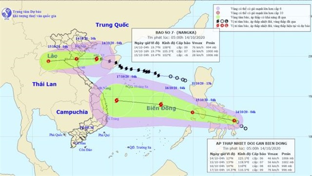 Chủ động các biện pháp phòng chống bão số 7 (NANGKA)