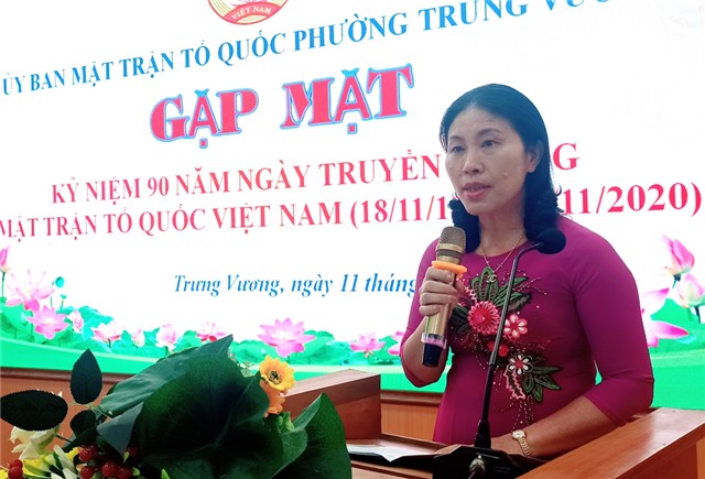 Phường Trưng Vương kỷ niệm 90 năm ngày truyền thống MTTQ Việt Nam
