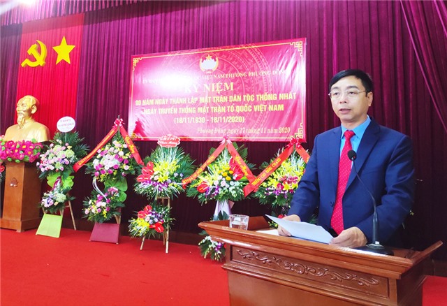 MTTQ phường Phương Đông: Kỷ niệm 90 năm ngày thành lập Mặt trận dân tộc thống nhất - Ngày truyền thống MTTQ Việt Nam 
