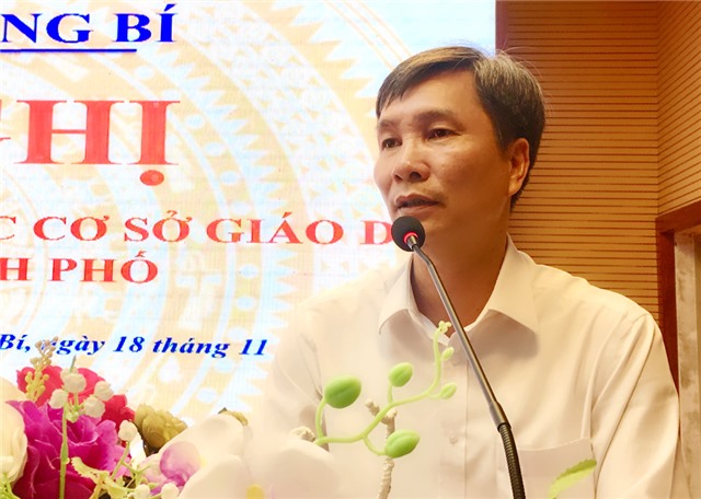 TP Uông Bí: gặp mặt hiệu trưởng các cơ sở giáo dục