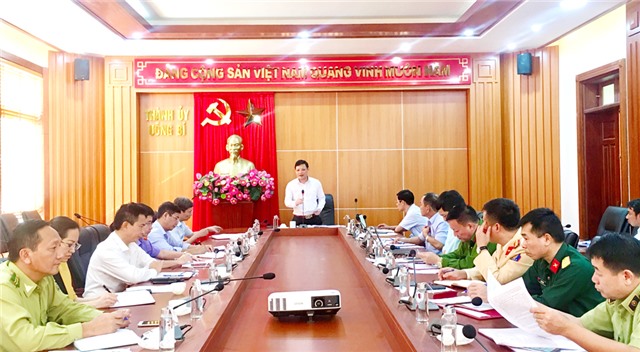 Giao ban khối Nội chính - Tư pháp