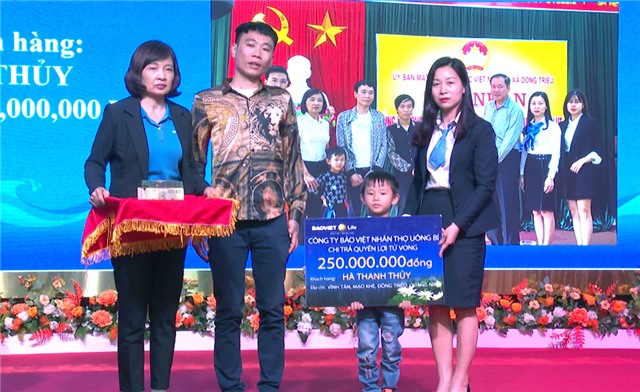 Công ty Bảo Việt nhân thọ Uông Bí hội nghị khách hàng năm 2020