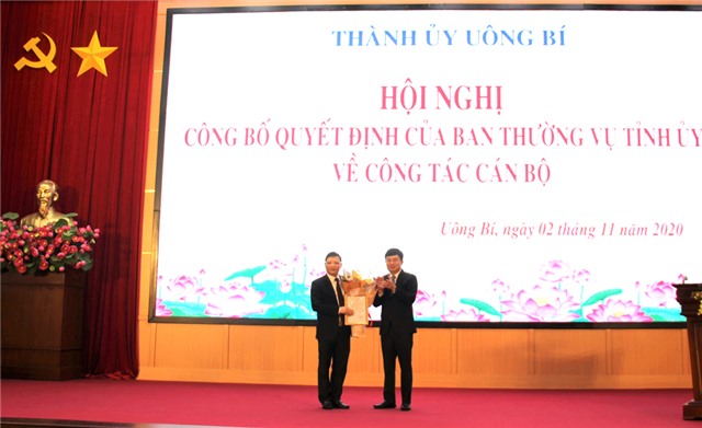 Công bố quyết định của Ban Thường vụ Tỉnh ủy về công tác cán bộ